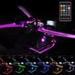 Romote Control Fiber Optic Light Ambient Lighting Car Interior Light Strips