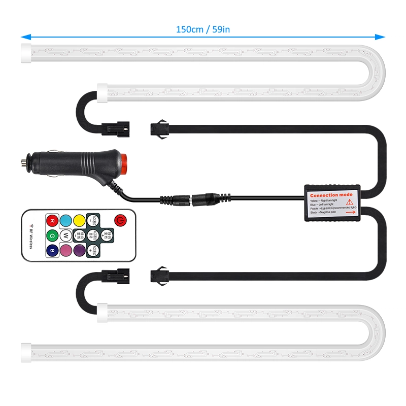 Automotive Exterior Atmosphere Light Car Door Frame Decorative Light Bars - Image 7